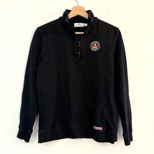 Vineyard Vines Atlanta United MLS Soccer Women’s Quarter Zip Pullover Sweater